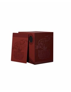 Double Shell - Blood Red/Black - Deck Box 2