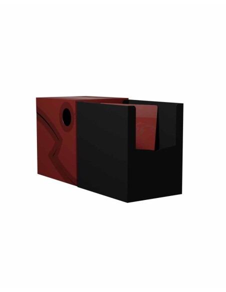 Double Shell - Blood Red/Black - Deck Box