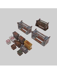 TinkerTurf Sci-Fi - Tanker & Crate Containers - Abandoned Theme 2