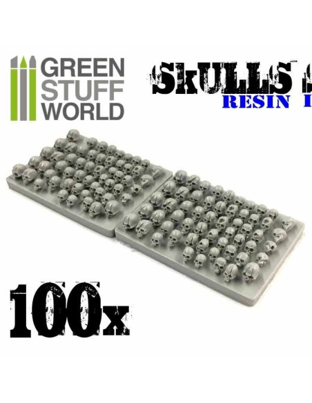 Green Stuff World - Craneos de Resina (100)