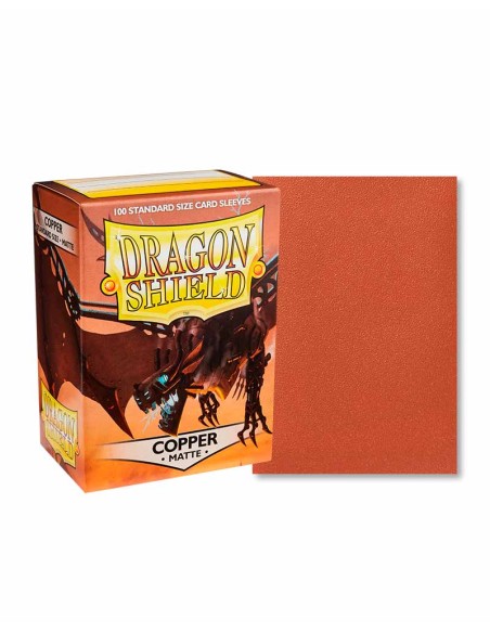 Dragon Shield Matte Sleeves - Copper (100)