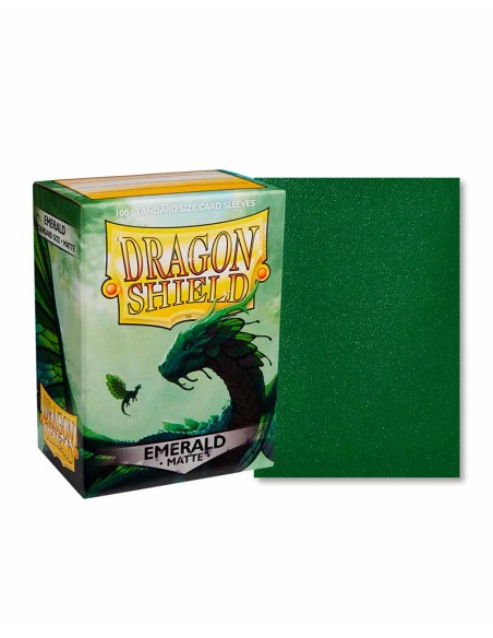 Dragon Shield Matte Sleeves - Emerald (100)