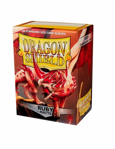 Fundas - Dragon Shield Matte Sleeves - Ruby (100)