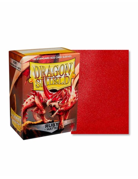 Fundas - Dragon Shield Matte Sleeves - Ruby (100)