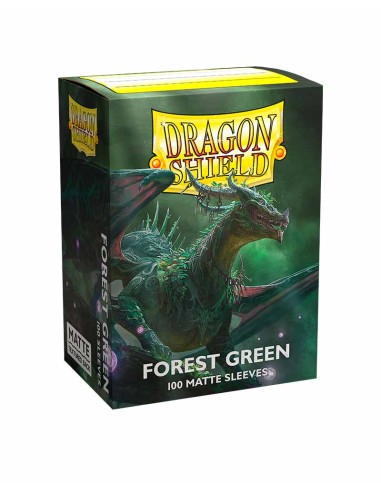 Dragon Shield Matte Sleeves - Forest Green (100)