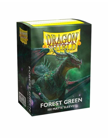 Dragon Shield Matte Sleeves - Forest Green (100)