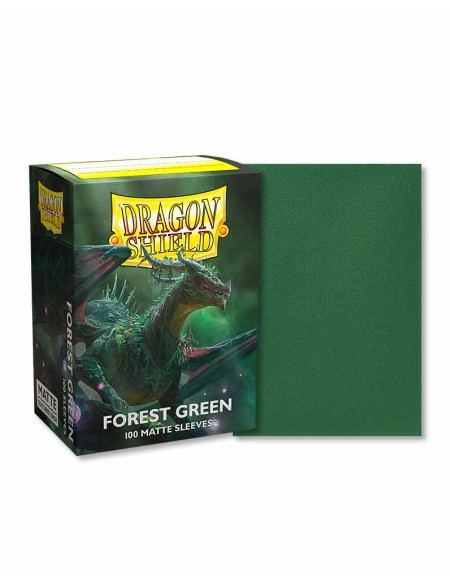 Dragon Shield Matte Sleeves - Forest Green (100)