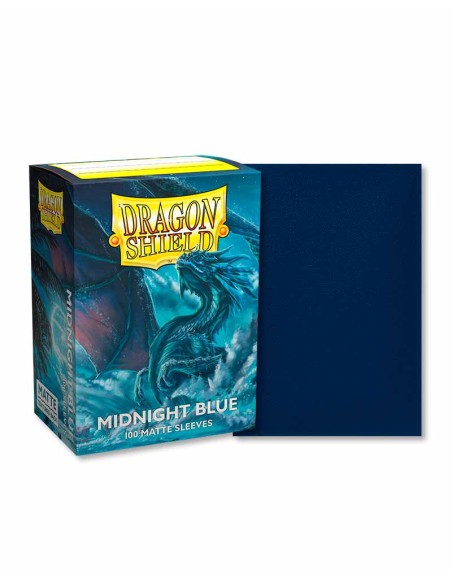 Dragon Shield Matte Sleeves - Midnight Blue (100)