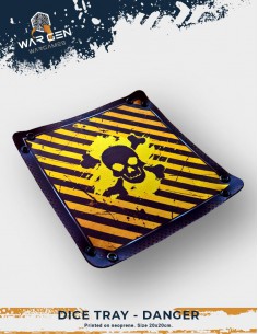 Neoprene dice tray - Danger 2