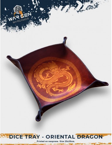 Neoprene dice tray - Oriental Dragon