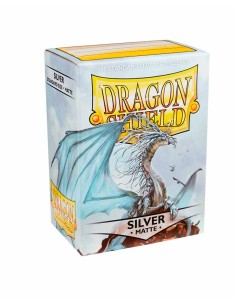 Dragon Shield Matte Sleeves - Silver (100)