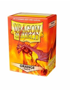 Dragon Shield Matte Sleeves - Orange (100)