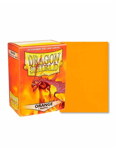 Dragon Shield Matte Sleeves - Orange (100)