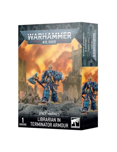 Warhammer 40,000 - Ultramarines: Bibliotecario en armadura Exterminador