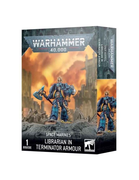 Warhammer 40,000 - Ultramarines: Bibliotecario en armadura Exterminador