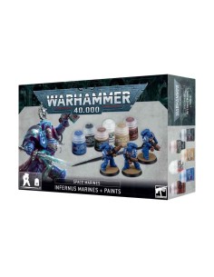 Warhammer 40,000 - Marines: Infernus Marines + Paints Set