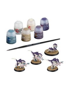 Warhammer 40,000 - Tyranids: Termagants and Ripper Swarm + Paints Set 2