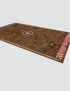 Tribal Badlands Coliseum - Blood Bowl Compatible Gaming Mat 2