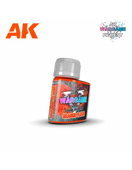 AK - Orange Fluor – Enamel Liquid Pigment