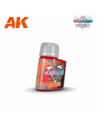 AK - Red Fluor – Enamel Liquid Pigment