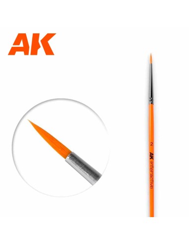 AK Pincel Round Brush 2 Synthetic