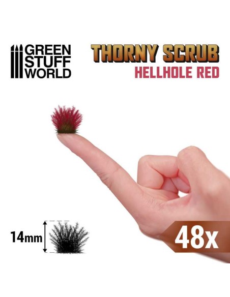 Green Stuff World - Thorny Scrubs - HELLHOLE RED