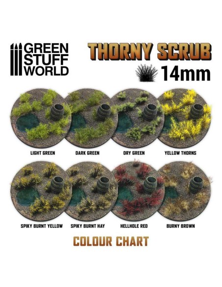 Green Stuff World - Thorny Scrubs - HELLHOLE RED