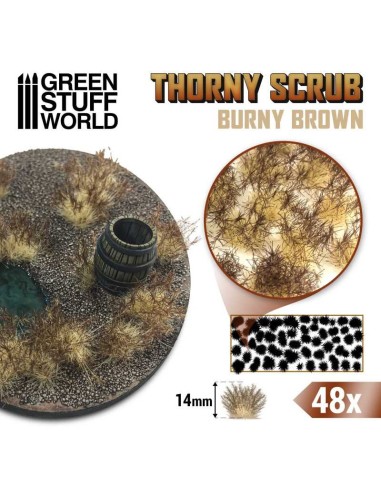 Green Stuff World - Thorny Scrubs - BURNY BROWN