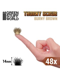 Green Stuff World - Thorny Scrubs - BURNY BROWN 2