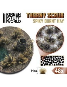 Green Stuff World - Thorny Scrubs - BURNT HAY