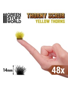 Green Stuff World - Thorny Scrubs - YELLOW THORNS 2