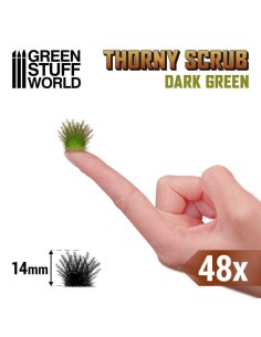 Green Stuff World - Thorny Scrubs - DARK GREEN 2