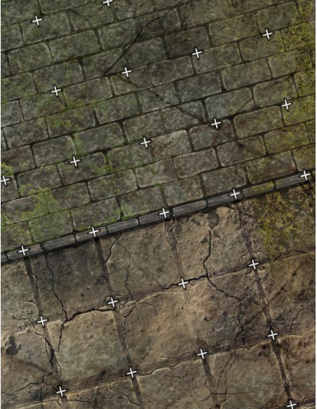 The Courtyard Coliseum - Blood Bowl Compatible Gaming Mat