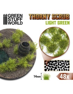 Green Stuff World - Thorny Scrubs - LIGHT GREEN