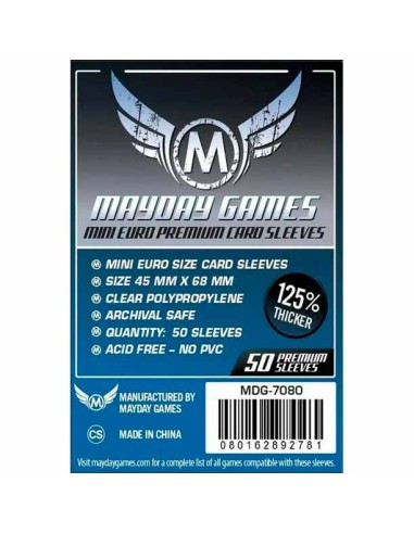 Mayday - Mini Euro Game Premium sleeves 45x68 mm (50)