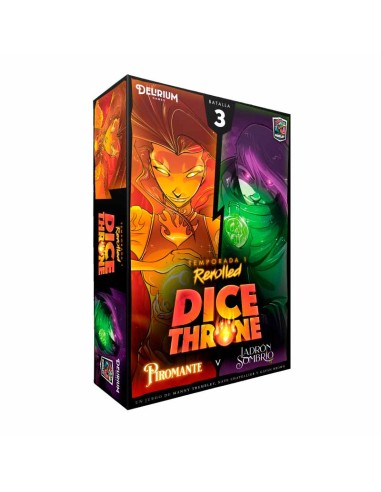Dice Throne Rerolled Season One Box 1 - Pyromancer vs Shadow Thief (SPANISH)