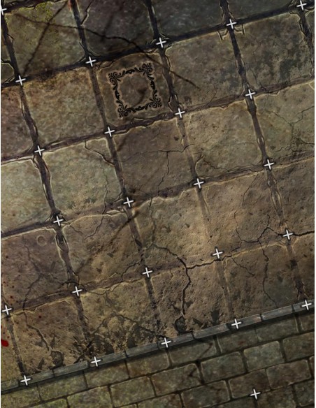 The Courtyard Coliseum - Blood Bowl Compatible Gaming Mat