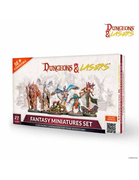 Dungeons & Lasers: Fantasy Miniatures Set