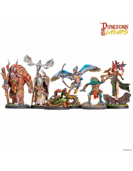 Dungeons & Lasers: Fantasy Miniatures Set