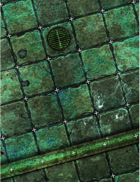 The Sewers Coliseum Coliseum - Blood Bowl Compatible Gaming Mat