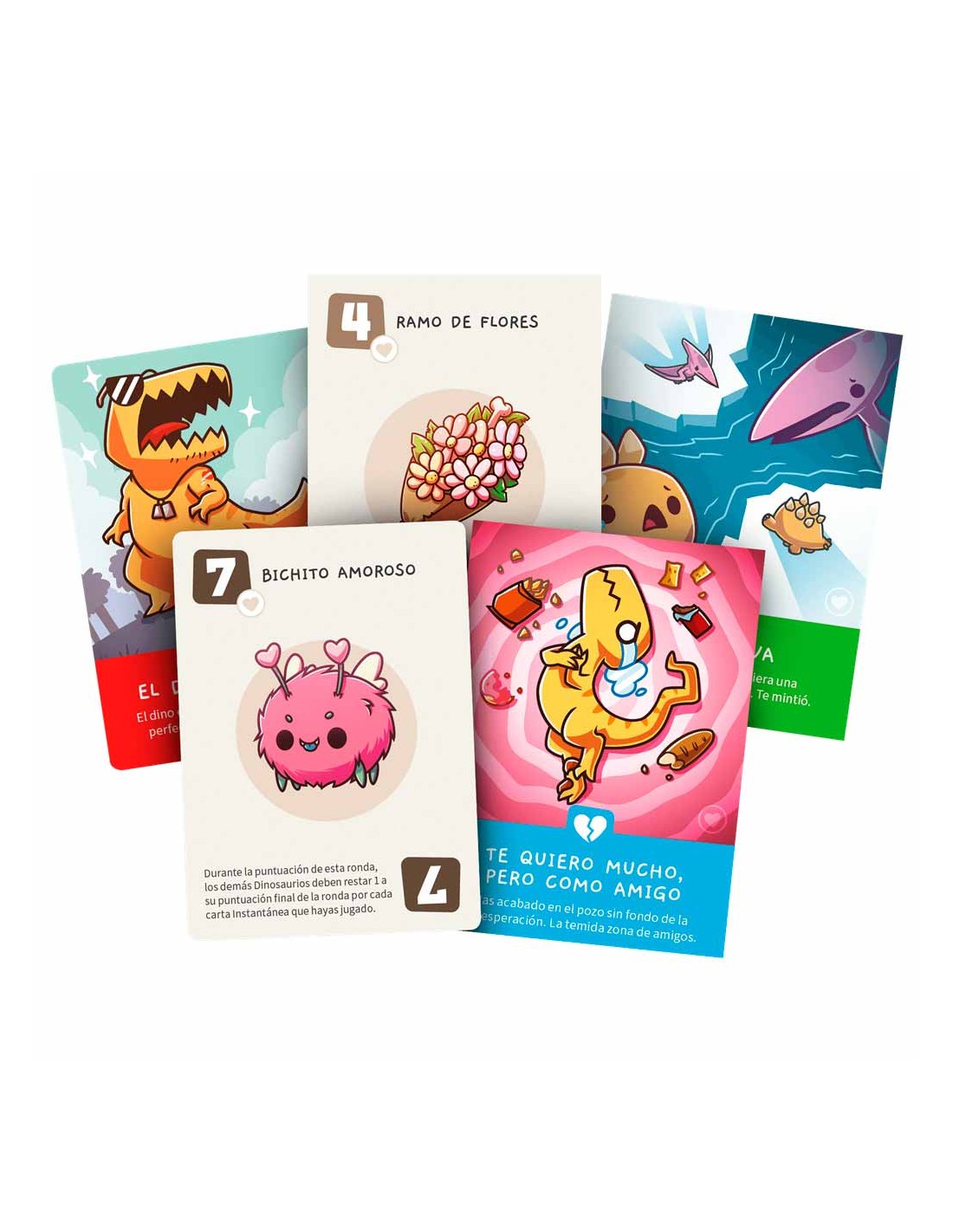 Happy Little Dinosaurs: Dating Disasters Expansion Pack - Cute Card Game  for kids, teens, & adults - Dodge life's disasters! - 2-4 players, Ages 8+  