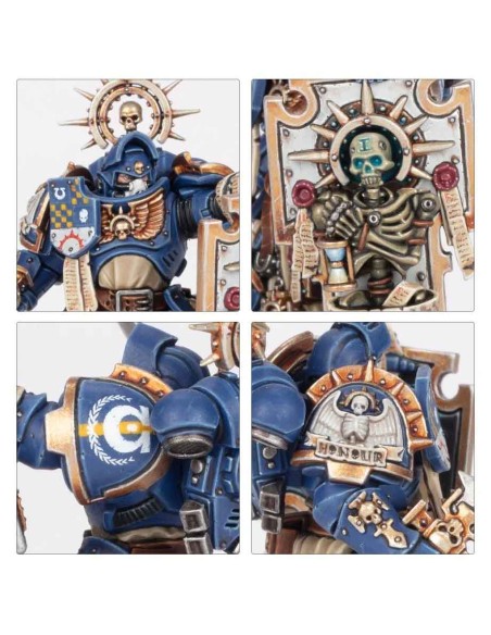 Warhammer 40,000 - Capitán con Escudo Reliquia