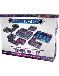 Tenfold Dungeon - Escenografía Dungeon 3D Terrain Cyberpunk City