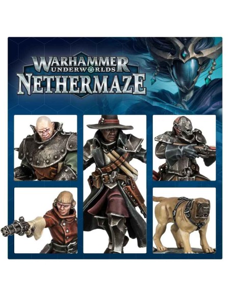 Warhammer Underworlds: Nethermaze – Hexbane's Hunters (SPANISH)