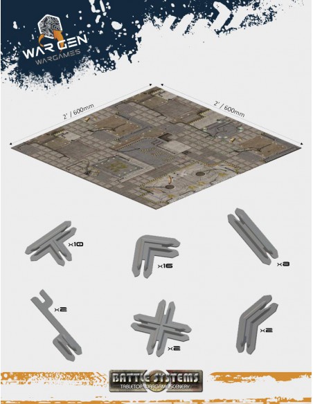 Battle Systems - Cyberpunk Core Set Scenery