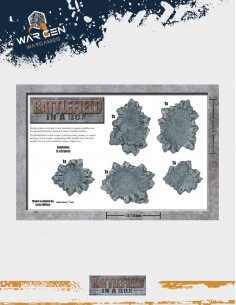 Battlefield in a box - Craters (Prepainted) 2