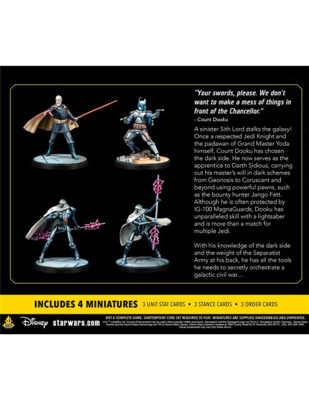 Star Wars: Shatterpoint - Twice the Pride Count Dooku Squad Pack