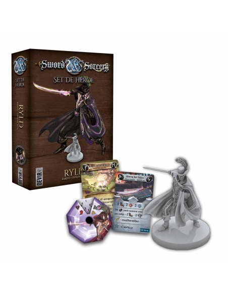 Sword & Sorcery: Hero Pack – Ryld Chaotic Bard / Lawful Blademaster (Spanish)