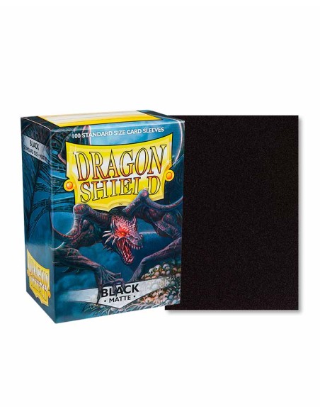 Fundas - Dragon Shield Matte Sleeves - Black (100)