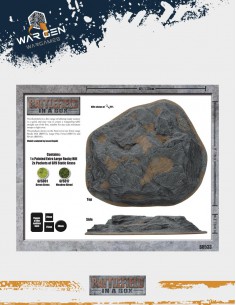 Battlefield in a box - Extra Large Rocky Hill (Prepainted) 2